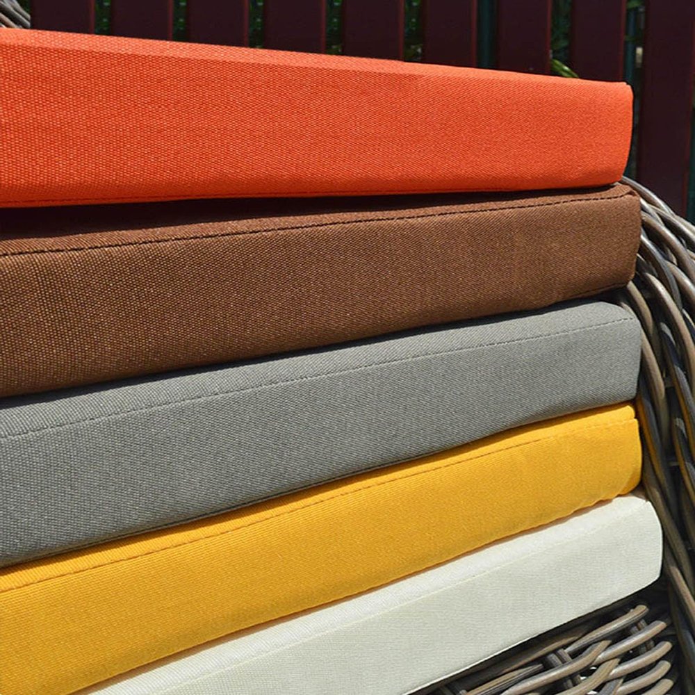 Waterproof Seat Cushion for Garden Bench, 5 cm Thick, 110 x 45 cm, Red