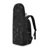 Amooorous Tennis and Badminton Backpack, Breathable, Black and White, Christmas Tree, Holds 3 Rackets view 2