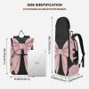 Amooorous Tennis & Badminton Racket Bag, Lightweight, Peach Bow view 3