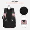 Amooorous Tennis & Badminton Racket Bag, Lightweight, Peach Bow view 4