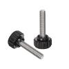 QUARKZMAN 8-Pack M6 x 25 mm Knurled Thumb Screws, 18 mm Round Head, 304 Stainless Steel view 3