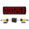 Automatic Digital Totalizer with Dual Probe, LED Counter, Up to 999999 Counts, 5 m Detection Range, for Conveyor Belts, Production Lines, People- view 1