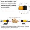 Automatic Digital Totalizer with Dual Probe, LED Counter, Up to 999999 Counts, 5 m Detection Range, for Conveyor Belts, Production Lines, People- view 4