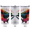 NHYDSPQ Stainless Steel Straw Travel Tumbler with Colorful Piano Keyboard Print view 3