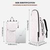 Amooorous Haruhi Unisex Tennis Bag, Large Capacity, Cute Peach Bow Design, Pickleball Paddle Bag view 3