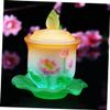 TOPBATHY 3-Piece Buddha Cup Candle Holder Set, Decorative Offering Bowls, Multifunctional Sacred Chalices, Buddhist Altar Bowls with Water Cups view 3