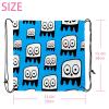 Eslifey 2-Pack Colorful Blue Pattern Drawstring Backpacks, Multicolor view 2