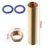 Faucet Repair Nut for Hot and Cold Water, Brass, Adjustable Lengths (150 mm) view 3
