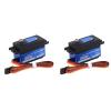 Alomejor 2-Pack 12 kg Metal Gear Digital Servos for RC Aircraft, 1:10 Cars and Boats view 1