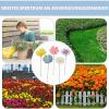 SVCEQZE 20-Pack Colorful Decorative Flower Stakes, 30 cm, Metal, Handmade, Polished, Ground-Mount, Spot-Clean, Country Style view 4