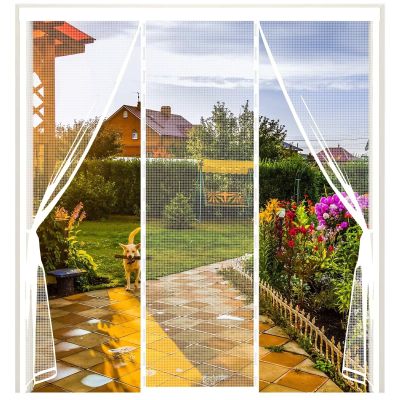 Magnetic Insect Screen Curtain, 270 x 215 cm, White
