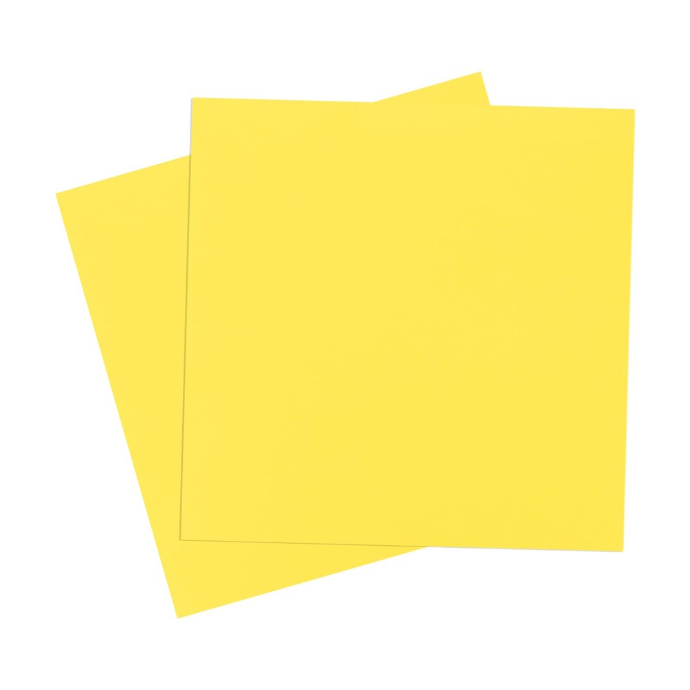 QUARKZMAN 2-Pack EVA Foam Sheets, 10 x 10 in, Yellow, 7 mm Thick