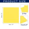 QUARKZMAN 2-Pack EVA Foam Sheets, 10 x 10 in, Yellow, 7 mm Thick view 2