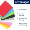 QUARKZMAN 2-Pack EVA Foam Sheets, 10 x 10 in, Yellow, 7 mm Thick view 3