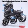 Weyot Inline Skates for Men and Women, 110 mm 85A Wheels, EU 43 / UK 7.5 / 26.5 cm, Black view 4