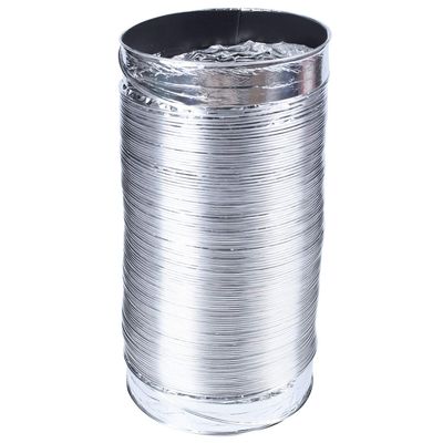 Lahdrhab 3 m Long, 100 mm / 4 in Fresh Air System Flexible Aluminum Exhaust Ventilation