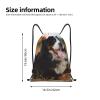 YWSOTRE Bernese Mountain Dog Drawstring Backpack, Unisex, M view 4