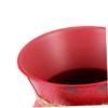 STOBAZA Floor Vase Milk Can, Galvanized Iron, Red, Retro view 4
