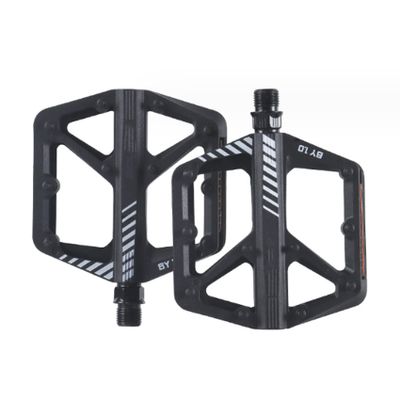 Nylon Fiber Bike Pedals with Reflective Strips, Anti-Slip, for Road, BMX and MTB