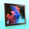 Orion Custom-Size Poster and Puzzle Frame for 62 x 68 cm, Dark Oak/Wenge Finish, 68 x 62 cm, White Backing view 1