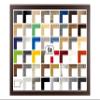 Orion Custom-Size Poster and Puzzle Frame for 62 x 68 cm, Dark Oak/Wenge Finish, 68 x 62 cm, White Backing view 2