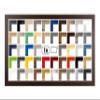 Orion Custom-Size Poster and Puzzle Frame for 62 x 68 cm, Dark Oak/Wenge Finish, 68 x 62 cm, White Backing view 4