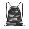 YWSOTRE Programming Code Black Drawstring Sackpack Unisex String Bag Gym Bag Casual Daypack, M view 1
