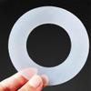 Flat Silicone Washers for Pipe Connections, 1/1.5/2/3 mm Thick, 10-Pack (5 x 15 x 1.5 mm) view 2