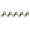 QUARKZMAN 5-Piece Swivel Snap Hooks, 1.22 x 0.7 in, Bronze view 1