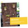 Illuminated Window Door Resin Model for Fairy Gardens view 3