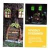 Illuminated Window Door Resin Model for Fairy Gardens view 4