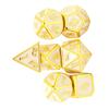 Metal Dice Set with 7 Polyhedral Dice Made of Zinc Alloy view 1