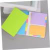 Student Memo Sticky Note Book with Notes, Paper and Leather Cover view 3