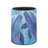 Dwrepo Round Leather Pen Holder with Loving Dolphins view 3
