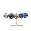 YUANYAO 4-Piece Titanium M4 Allen-Head Bike Screws, 8/12/15/20 mm, Blue, M4 x 8 mm view 4