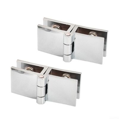 Practical Glass Door Hinges for Bathrooms, Showers, DIY Projects, and Cabinets (180°)