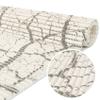 ANRO Soft Foam Bath Mat, Shower & WC Runner, Non-Slip, Marble Gray/White, 1500 x 130 cm (15 m) view 1