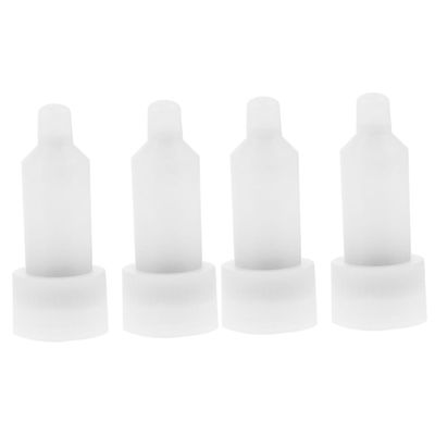 LABRIMP 4-Piece Soap Dispenser Replacement Pump Heads, Wall-Mounted, Durable, for Kitchen and Bathroom