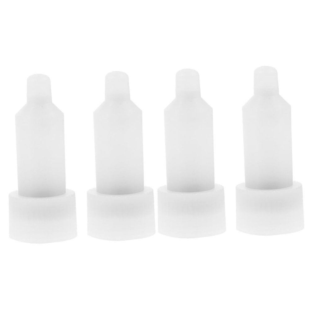 LABRIMP 4-Piece Soap Dispenser Replacement Pump Heads, Wall-Mounted, Durable, for Kitchen and Bathroom