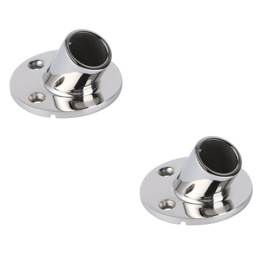 KITANDOVE 2-Piece Round Yacht Base, Corrosion-Resistant Boat Mounting Bracket