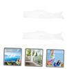 KONTONTY 4-Piece Blank Carp Windsocks, Japanese Garden Decor for Hand-Painting, Creative Craft Activity for Indoor and Outdoor Hanging view 2