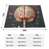 JKSEEPYN Double-Layer Human Brain Print Blanket, Reversible Soft Warm Throw view 4