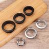 JXZDH Desk Cable Grommets, 10-Pack, Zinc Alloy, Black, 60 mm view 3