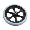 SUBLXPoten 6/8-Inch Wheelchair Front Caster, Heavy-Duty Solid Tire, Gray view 2