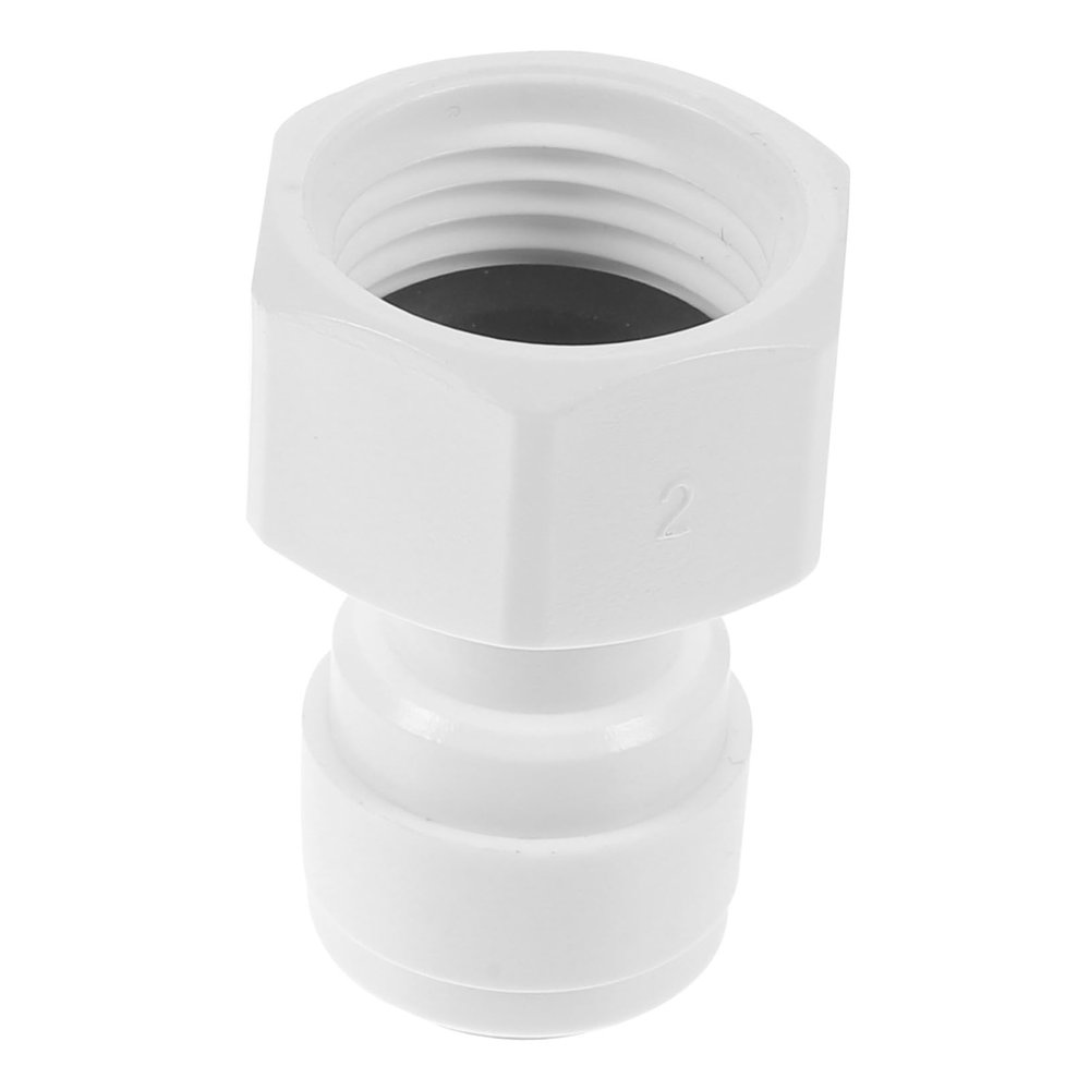 BELLIFFY 10-Piece ABS Plastic Water Adapters, 1/2" to 3/8" Push-Fit Connectors for Water Filters