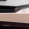 CIEEIN PU/PVC Round Table Mat, Black/Gray, 70 cm view 3
