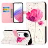 VIVO S19 Flip Wallet Case, 3D PU Leather, One Flower view 1