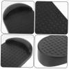 TOGEVAL Stepper Pedals, 1 Pair, Plastic with Stability Rings, Black view 4