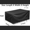 AEUUEU Waterproof Outdoor Furniture Cover, 120 x 120 x 84 cm, 600D Oxford view 3