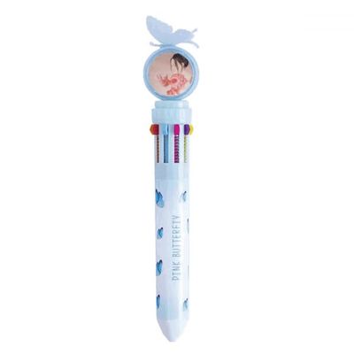 no/no Paper-Cutting Ballpoint Pen, Chinese Painting, Retractable, Multicolor